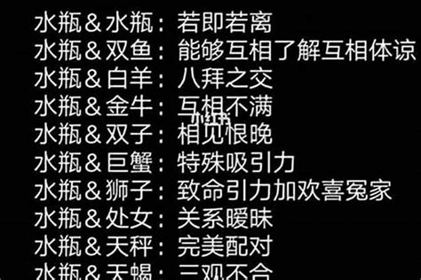女生水瓶座和什么星座最配對,射手座男生最配的星座